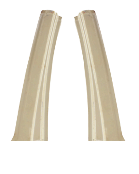 16 VETK 17 FRONT UPPER OUTER GLASS PILLER - Image 1